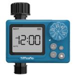 Tiffcofio Sprinkler Timer Outdoor, Digital Pogrammable Water Timer for Garden Hose