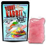 Bunny Rabbit Shit Cotton Candy - Cotton Candy Gag Gifts - Funny Easter Basket for Adults - Stocking Stuffers - Bunny Farts - Pink Cotton Candy Gifts for Adults - Easter Basket for Teens