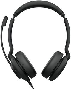 Jabra Evolve2 30 SE Wired Stereo Headset - Advanced ANC in Microphone - Noise Cancelling Headphones with Mic - On Ear Professional Audio - Dual Mic's - UC Certified - Latest USB C + A 4 PC & Mac