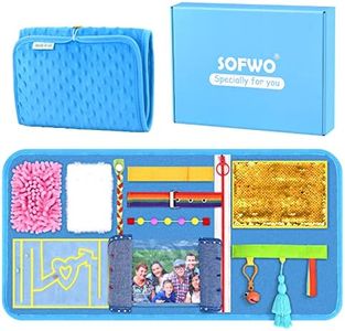 SOFWO Fidget Blanket for Adults with Dementia,Dementia Activities for Seniors, Aids in Therapy of Person with Alzheimers and Dementia in