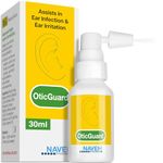 NAVEH PHARMA Otic Guard Natural Ear Spray 3 in 1 Herbal-Oil Blend for Ear Infections & Pain, Itchy Ears Ear Wax Removal Kit Softener for Clogged Ear Relief, and Swimmer’s Ear (30 ml)