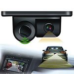 GOFORJUMP New 2 In 1 Auto Sound Alarm Car Reverse Backup Video Parking Sensor Radar With HD Reversing Rear View Camera