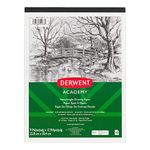 Derwent Academy Heavyweight Drawing Paper Pad, 40 White Sheets, 9 x 12 Inches (54978)