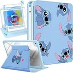 Koecya for iPad Mini 4/5 Case 7.9 Inch Cute Cartoon Kawaii for Kids Boys Girls Girly Women Design Covers,360 Degree Rotating Folio Stand Pencil Holder for Apple i Pad Mini 5th/4th Generation,Black