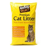 Extra Select Premium Wood Based Cat Litter, 30 L