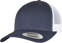 Flexfit Unisex YP Classics Recycled Retro Trucker Cap 2-Tone Baseballkappe, Navy/White, one Size