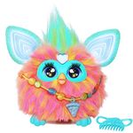 Furby Coral Interactive Plush Toy - English Version, 6 inch