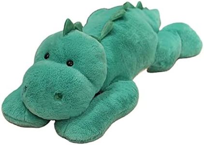 Hronsa Weighted Stuffed Animals for Anxiety, 19.7in 3.3lbs Weighted Dinosaur Plush Cute Dinosaur Stuffed Animals Toy Weighted Plush Animals Pillow for Adults Boys Girls,Green Dinosaur