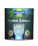 Johnstone’s - Garden Colours - Wild Bluebell - Exterior Wood Paint - Fade Resistant - Suitable for Garden Furniture Outdoors - Fence Paint - Dry in 2 hours - 12m2 Coverage per Litre - 1L