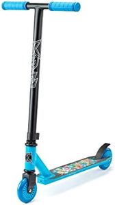 Xootz Kids Scooter, Boys and Girls Kick Scooter, Entry Level, Children’s Beginner T-Bar Stunt Scooter, Stylish Grip Tape Deck, Ages 5 +, Multiple Colours, One Size