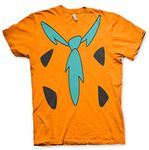 the flintstones Officially Licensed Costume Mens T-Shirt (Orange), X-Large