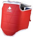 New Pine Tree Sang Moo Sa WTF Taekwondo Solid Reversible Chest Guard Protector - Child Small