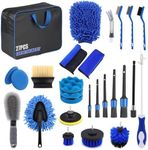 GOYOXOKY Car Cleaning Kit 27Pcs, Car Washing Kit Interior & Exterior With Bag, Car Detailing Kit for Car Motorcycle Bike Cleaning Interior, Exterior, Wheels, Dashboard, Vents, Car Care Gift Set