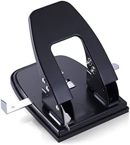 Standard 2 Hole Paper Punch, 30 Sheets Capacity, Black (90079)