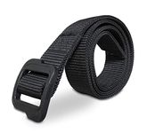 MISSION ELITE Heavy Duty Military Tactical Belt - 2-Ply Nylon Waist Belt with No Metal