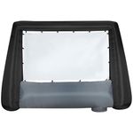 Gemmy 44743 Airblown Inflatable Widescreen Movie Screen Scren, Original 91",Black, Gray, and White