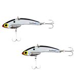 SteelShad - Mini Series (1/4 oz) Tennessee Shad - 2 Pack - Lipless Crankbait for Freshwater Fishing - Perfect for Ice Fishing, Pan Fishing, Crappie, Walleye and Bass