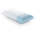 MALOUF Z Zoned Dough Gel-Infused Memory Foam Bed Pillow, 5-Year Warranty, Queen, High Loft