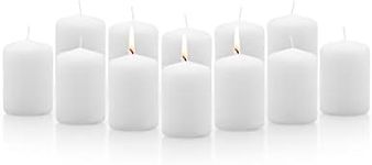 Royal Imports Pillar Candles White 