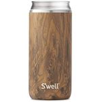 S'well 13716-A20-60220 Stainless Steel Drinks Cooler 3-Ply Vacuum Insulated Keeps Drinks Cool Longer and Hot Dishwasher Safe BPA Free for Travel Teak