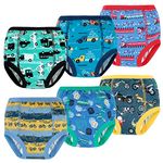 MooMoo Baby Potty Training Pants Absorbent Vehicle Training Underwear for Toddler Boys 6 Packs 4T