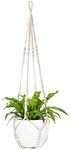 Mkono 43 Inch Macrame Plant Hanger 