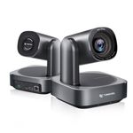 TONGVEO Conference PTZ Camera 10X Optical Zoom HDMI USB3.0 IP Live Streaming Camera POE Supply, HD 1080P 60fps Video Conference Camera for Conferencing Church Worship Events Services