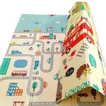 UNICHOICE Baby Play Mat, Foldable Foam Play Mat for Floor,Waterproof Reversible Playmat for Babies and Toddlers, Infants, Kids, Edge Reinforcement Crawling Mat for Indoor Outdoor