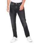 Calvin Klein Jeans Men's Slim Taper Jeans, Denim Black, 32W 32L UK