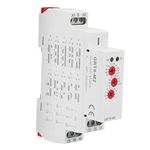 DEWIN Asymmetric Cycle Timer, Multifunctional Delay Relay GRT8-M2 Multifunctional Delay Time Relay with 10 Functions DIN Rail Mount AC 220V