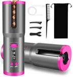 Hair Curler, Cordless Hair Curlers for Long Hair, Wireless Automatic Curling Iron Restriction with Built-in 5000mAh Rechargeable Battery, Portable, for Home Travel etc