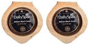 Daily Spaa Natural Handmade African Black Soap 75 Gram (Pack Of 2)