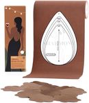 sharmony DIY Boob Tape for Large Breasts | 8-inch Wide BoobyTape with 4" Petals | Bob Tape for Breast Lift | BreastTape Lifting Large Breast to Sculpt Your Body Chocolate