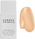 Summer Fridays Sheer Skin Tint - Tinted Moisturizer with Hyaluronic Acid - Helps Diminish Uneven Skin Tone - Sheer to Light Coverage - Shade 1 - Fair with Neutral Peach Undertones (1 Fl Oz)