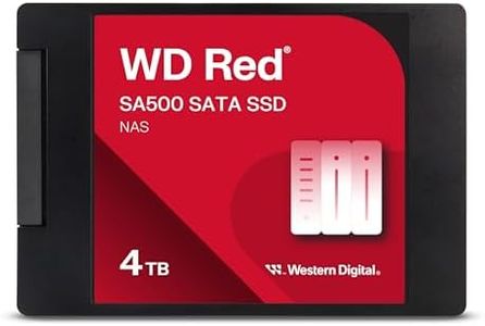 Western Digital 4TB WD Red SA500 NAS 3D NAND Internal SSD Solid State Drive - SATA III 6 Gb/s, 2.5"/7mm, Up to 560 MB/s - WDS400T2R0A