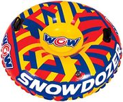 WOW Sports SNOWDOZER Snow Tube for Kids and Adults Heavy Duty PVC, 1 Person