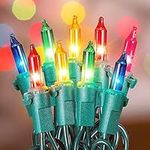 oopswow Clear Christmas Lights Gree