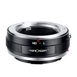 K&F Concept Lens Mount Adapter MD-L Manual Focus Compatible with Minolta Rokkor (SR/MD/MC) Lens to L Mount Camera Body