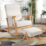 NOBLEMOOD Rocking Chair with Ottoma