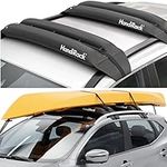 Universal Inflatable Soft Roof Rack Bars (Pair); Tie-Downs and Bow and Stern Lines Included; Carrier for Kayaks, Canoes, Surfboards and SUPs; Fits Cars and SUVs