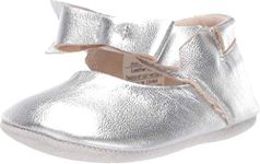 Robeez Sofia Silver First Kick Baby Shoe 6-9mo