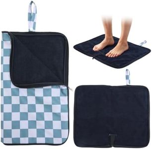eaxin Wet Dry Bag 2-in-1 Towel 16x20 Leakproof Swim Gym Green Plaid