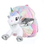 Toyshine Unicorn Plsuh Kids Backpack Bag 11,4'' Age 3+ Unicorn Gifts Girls Boys Ideal for Birthday, Travel, Perfect companion