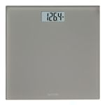 Taylor Digital Scales for Body Weight, Highly Accurate 350 LB Capacity Bathroom Scale, 11.0 x 11.0 Inch Durable Glass Platform, Battery Powered, Easy to Read, Gray