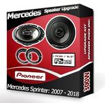 Sprinter Speaker upgrade Front Door Pioneer car speakers 6.5" 17cm + Pods 300W