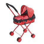 Vaguelly Doll Stroller Hand Cart Babies Dolls Stroller Wagon Furniture Dolly Trolly Dolly Mini Toys for Furniture Dollies Toys Push Cart Little Doll Girl