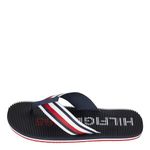 Tommy Hilfiger, Men, Massage Footbed OLY Beach Sandal, Flip Flop, Blue, 6.5
