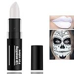 LZYLLS Makeup Clown White Cream-Blendable Stick,Nude White Eye Black Stick,Easy to Apply,Face Body Paint Professional Zombie Vampire Joker Etc Halloween SFX Makeup(White)