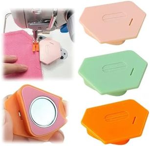 Magnetic Seam Guide for Sewing Machine, 3PCS Universal Upgraded Multifunctional Polygonal Hemmer Guide with Scale, Universal Sewing Accessory Supplies for Magnet Making Machines