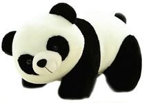 Tickles Black,White Panda Stuffed Soft Plush Toy Love Girl (Size: 40 cm)